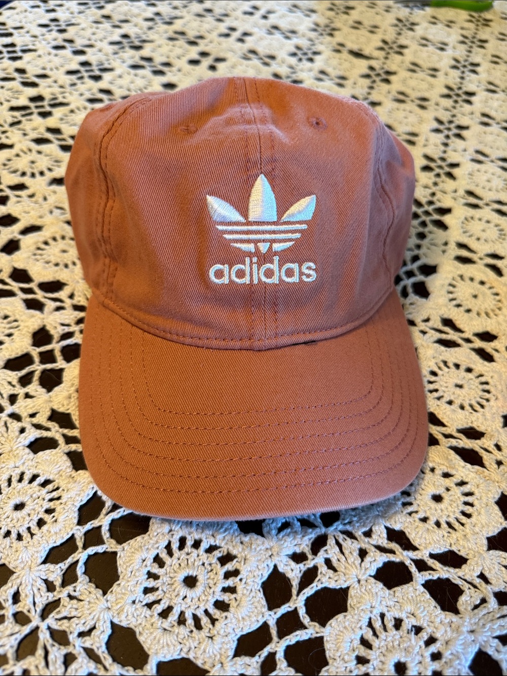 adidas dusty pink Trefoil Cap